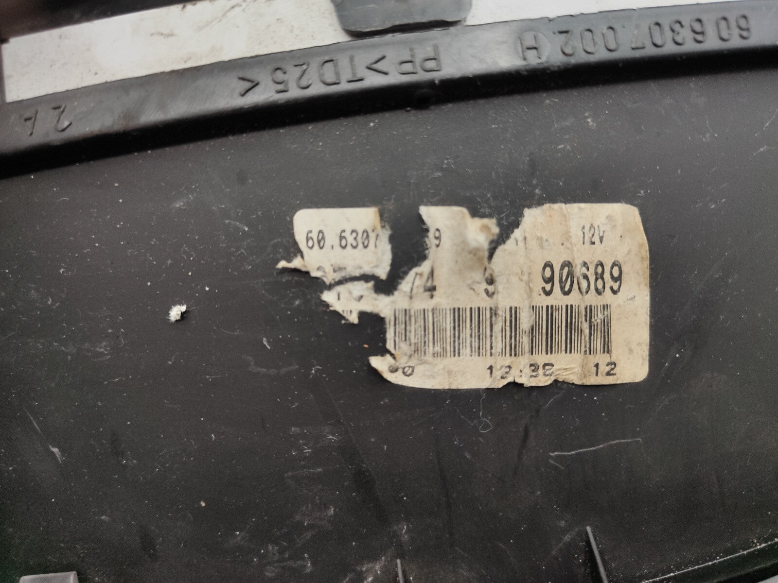 Fiat Punto Petrol 1999 LHD Front Dash Speedometer Cluster 606307002