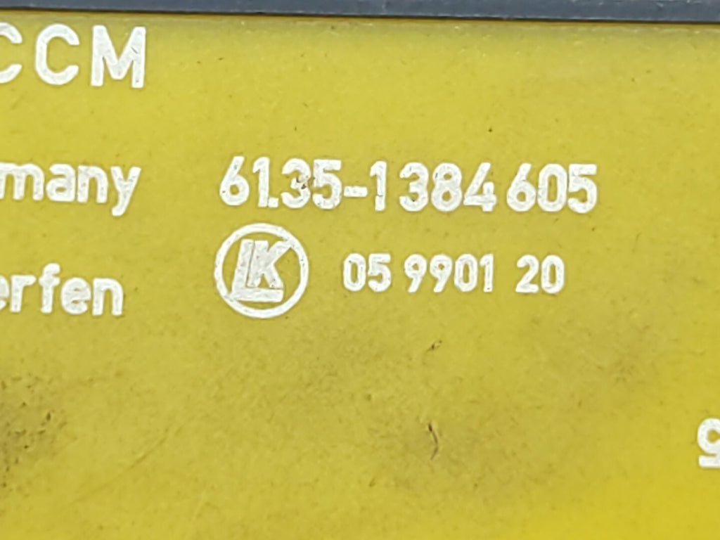 BMW 525 Series E34 Comfort Control Unit Module ECU 1384605 61351384605