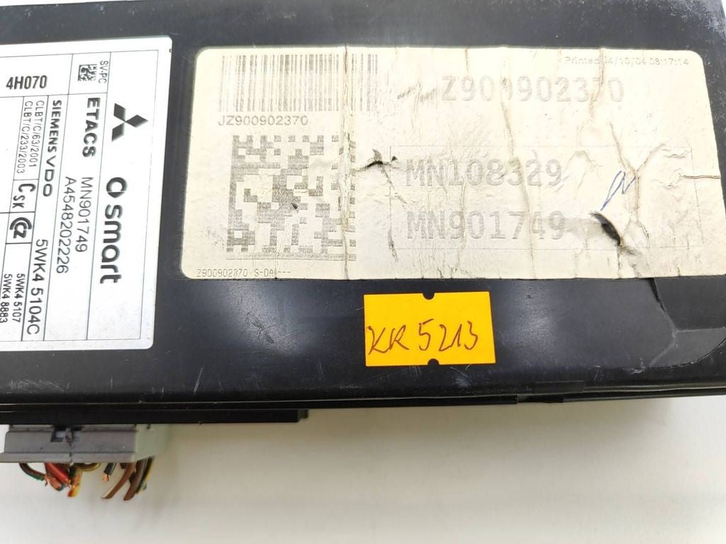 Smart ForFour I 2005 Comfort convenience body module A4548202226 