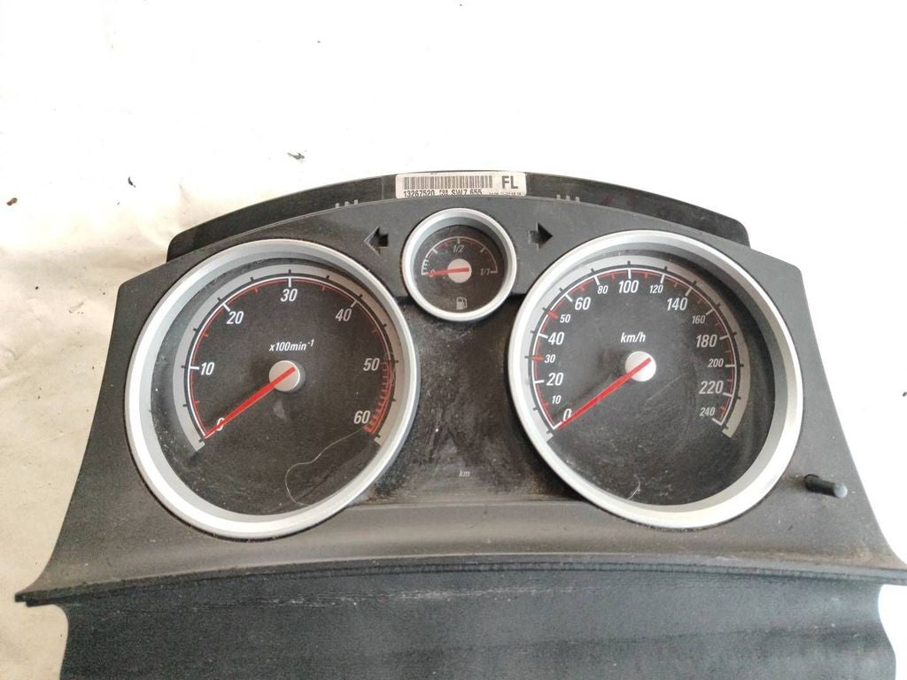 Opel Astra H 2005 Diesel speedometer instrument cluster 13267520 