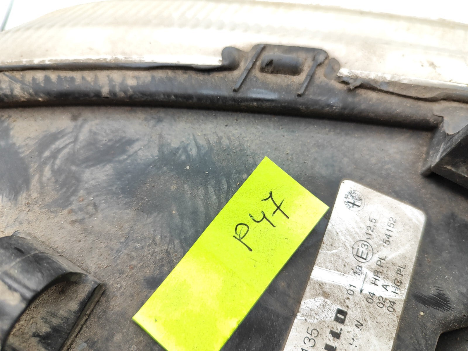 Alfa Romeo 156 1.9JTD 85kW PRE-Facelift 2000 LHD Front Left Headlight 60620135