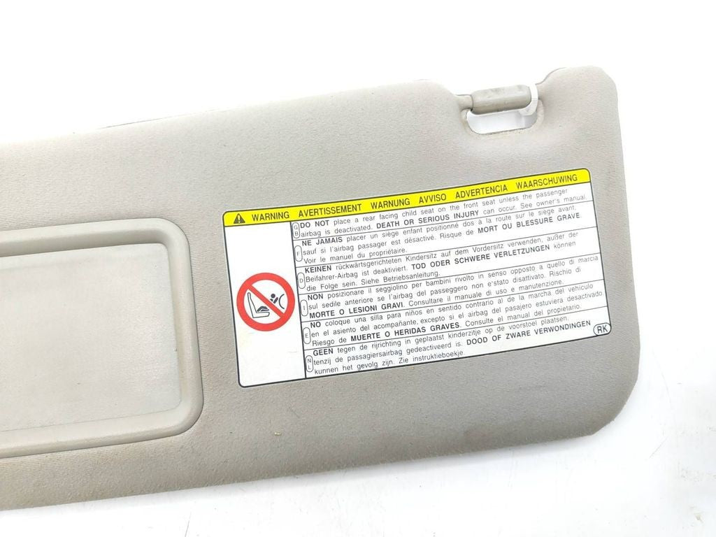 Lexus IS 220D 2.2D-CAT 130kW 2007 RHD Left sun visor cover