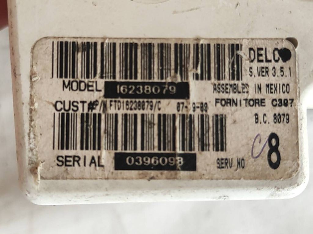 Alfa Romeo 156 1998 Climate control unit module 16238079 FTD16238079