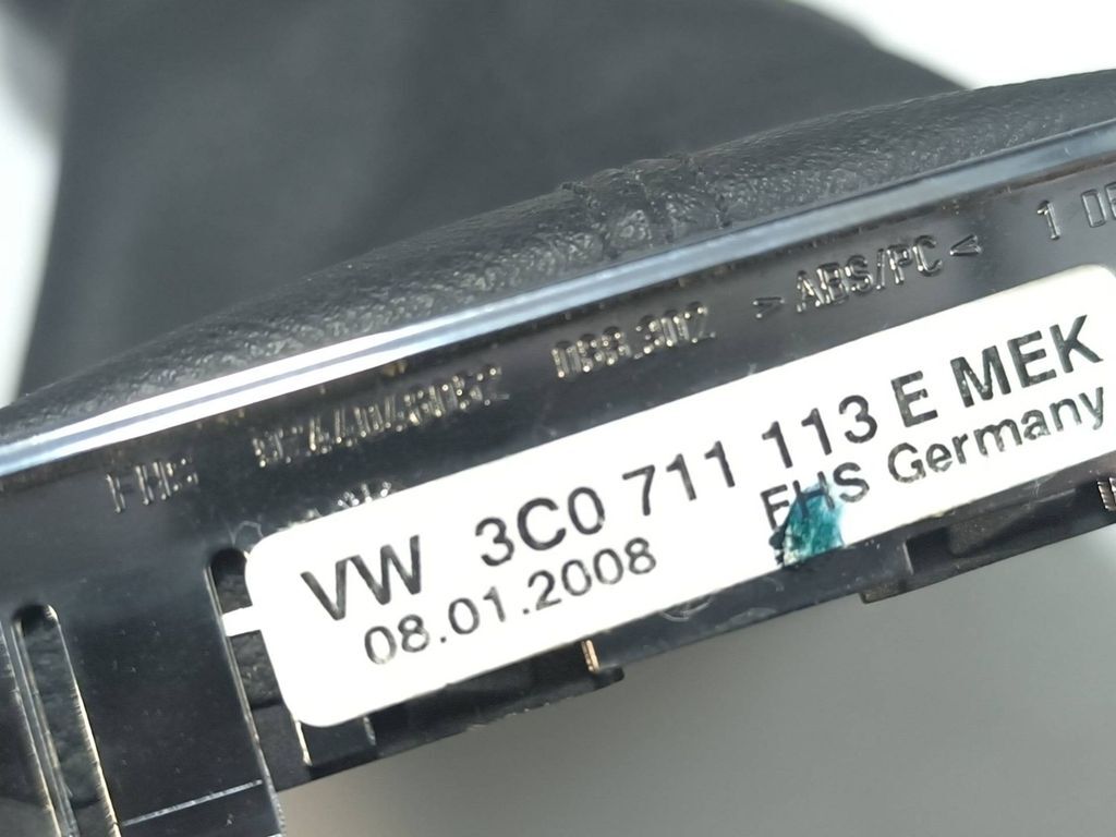 Volkswagen PASSAT B6 2008 Gear lever shifter trim leather knob 