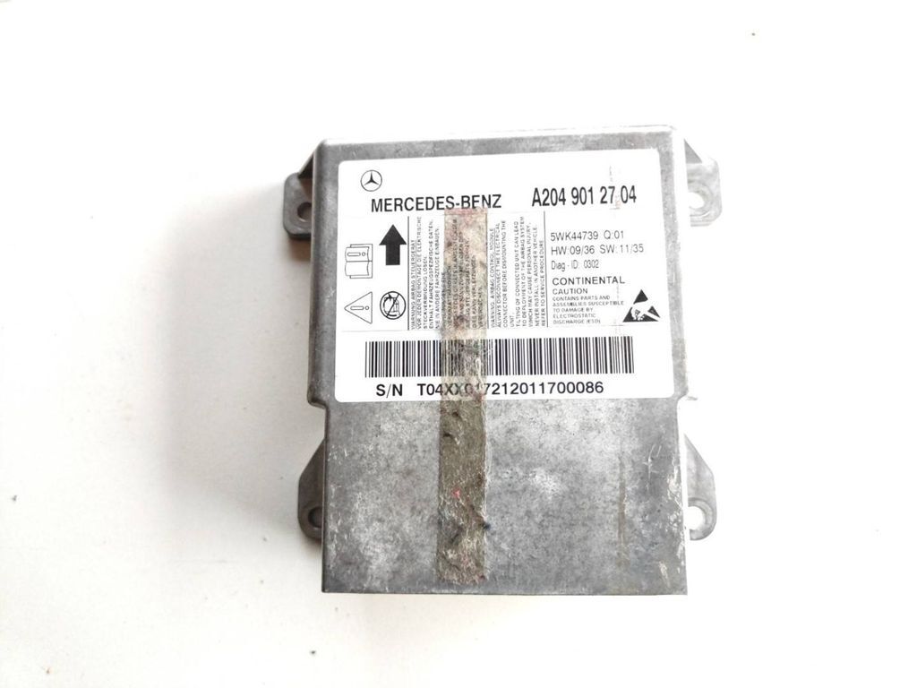 Mercedes-Benz C W204 2013 Safety Control unit module A2049012704 