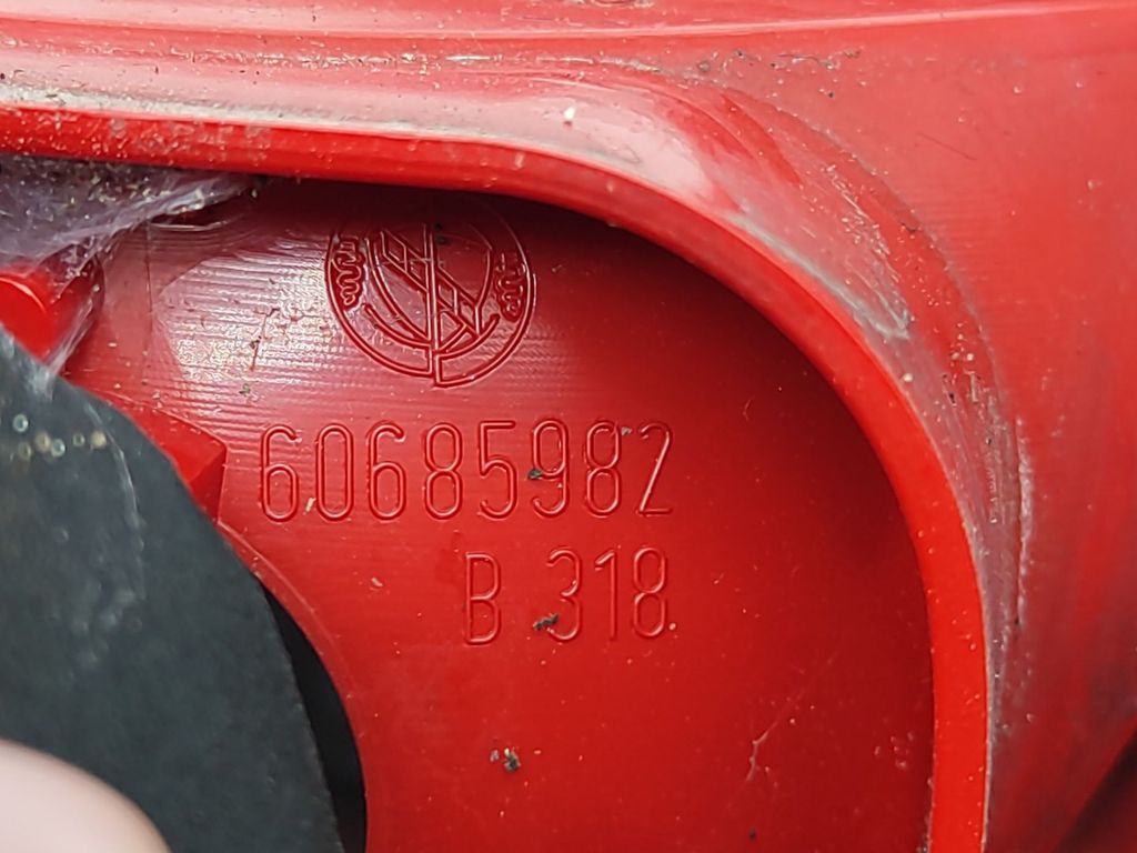 Alfa Romeo 156 2005 Rear Left Side tailgate rear tail light lamp 60685982 