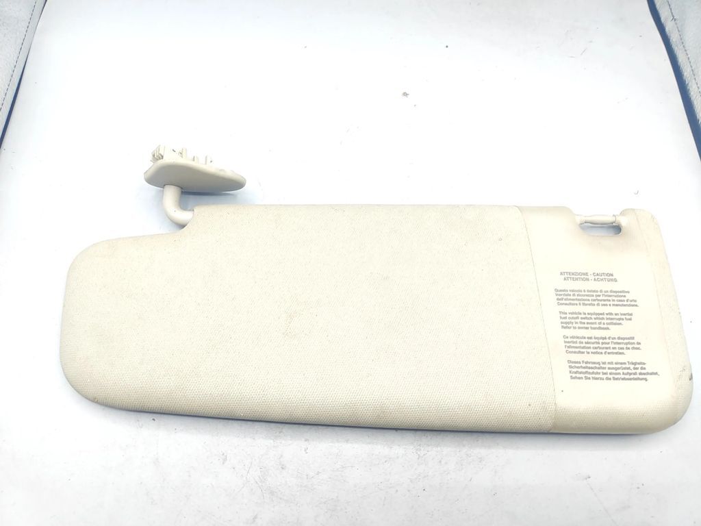 Alfa Romeo 159 2.4JTDm 2006 LHD Front Left sun visor cover