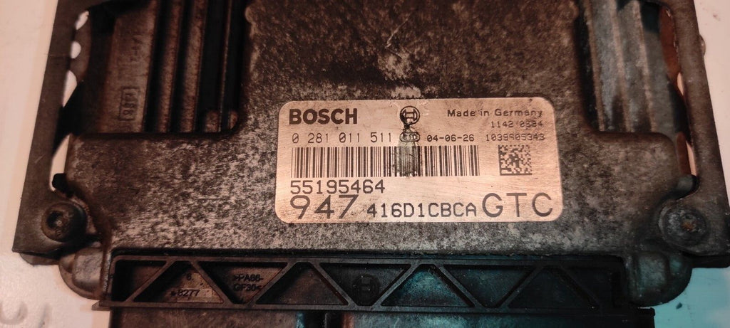 Alfa Romeo GT 1.9JTD 2004 Diesel Engine Control ECU Module 55195464 0281011511