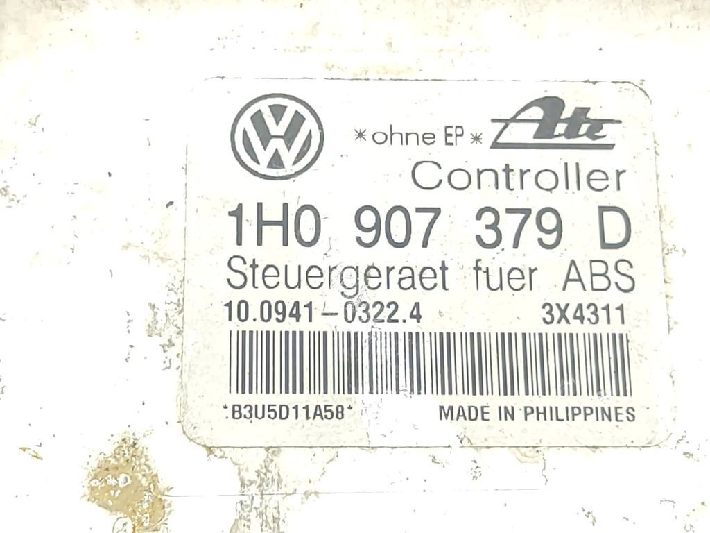 Volkswagen Golf III 1995 ABS control unit module 1H0907379D 