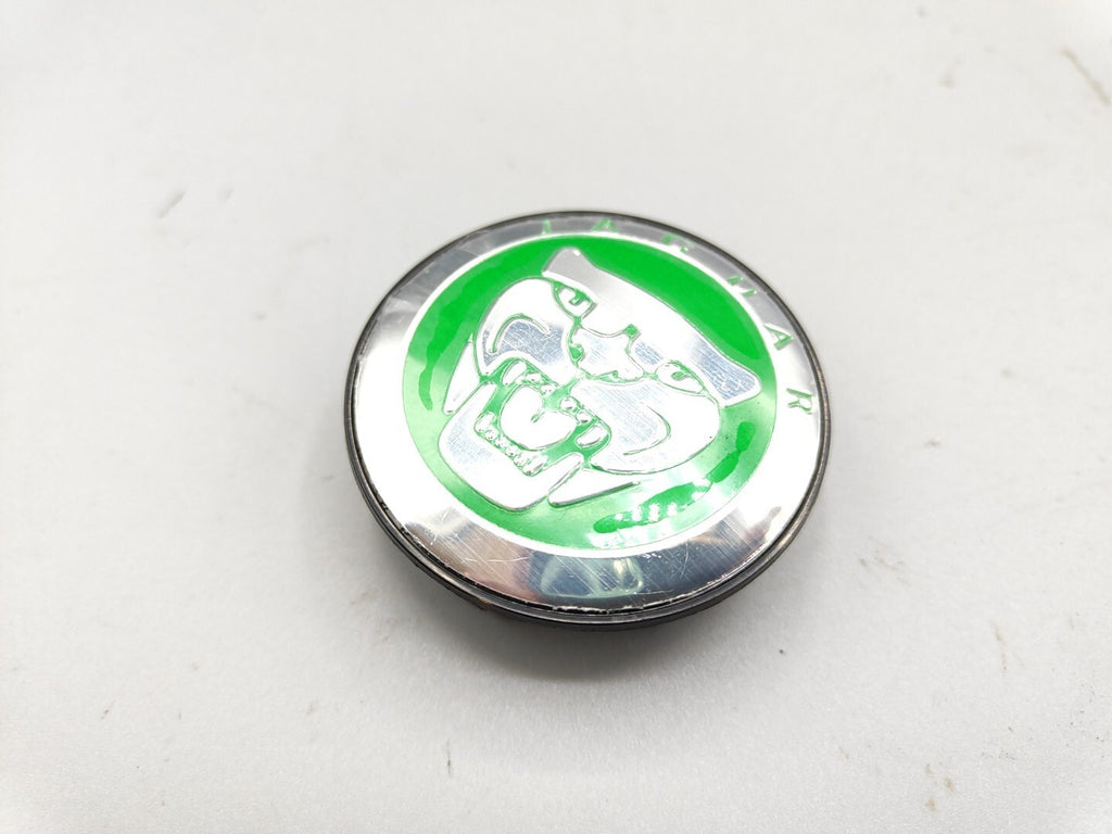 1x Jaguar 59mm Green Alloy Wheel Centre Cap Hub Cover XK XJ F TYPE