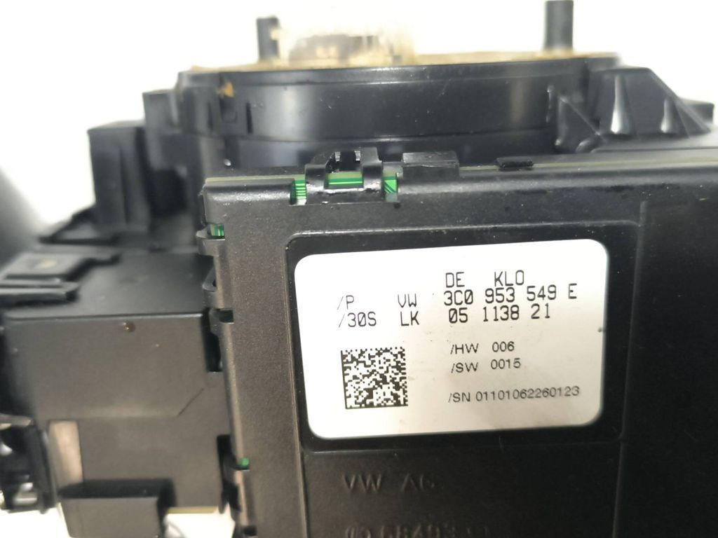 Volkswagen PASSAT B6 2007 Wiper turn signal stalk switch 3C9953513B 