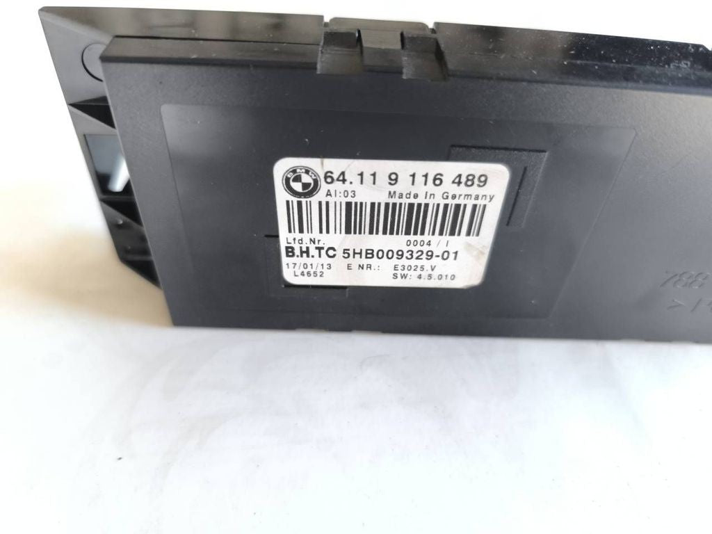BMW X5 E70 2007 Diesel Air conditioner control unit module 64119116489 
