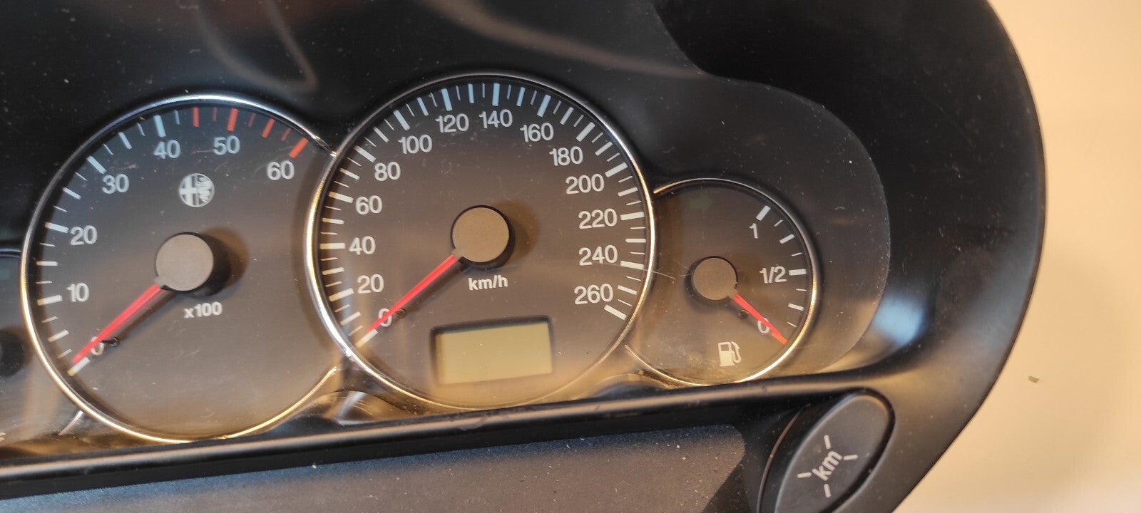 Alfa Romeo 166 2.4JTD 2002 LHD Diesel Speedometer 156022603