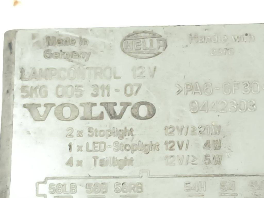 Volvo S70  V70  V70 XC 1997 Light control module unit LCM 5KG00531107 