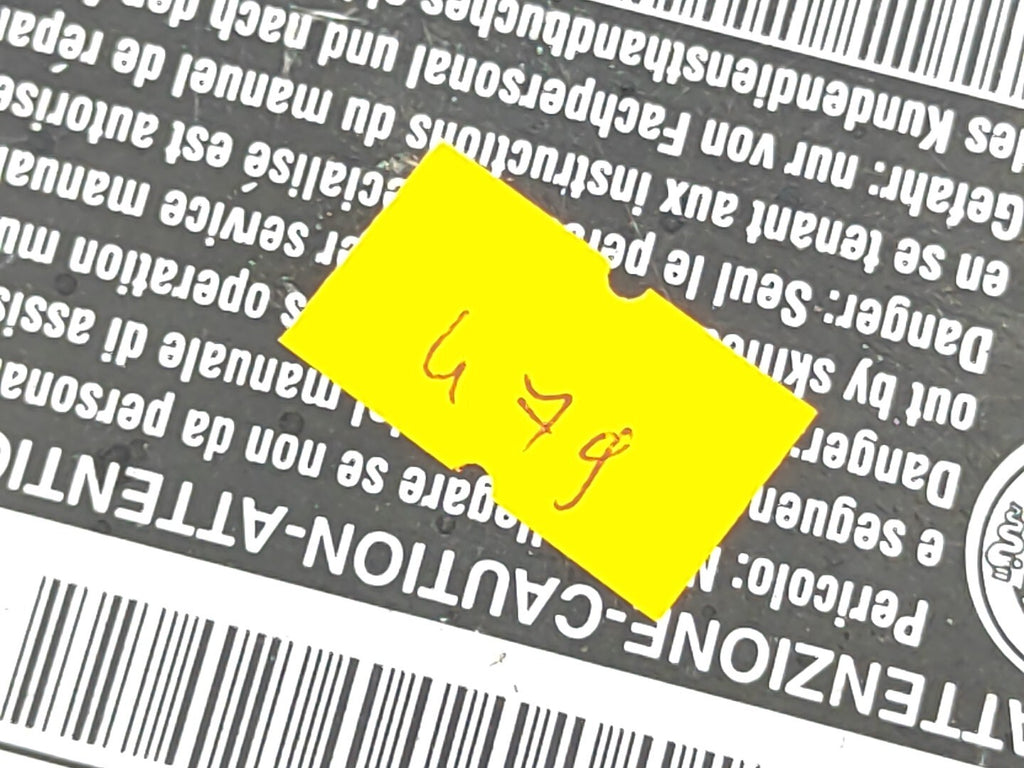 Alfa Romeo 156 2000 Crash Control Unit Module Unit 60656767