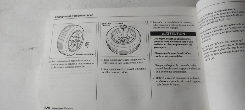 Honda Civic Aerodeck 1998 User Service Manual Book FRANCE