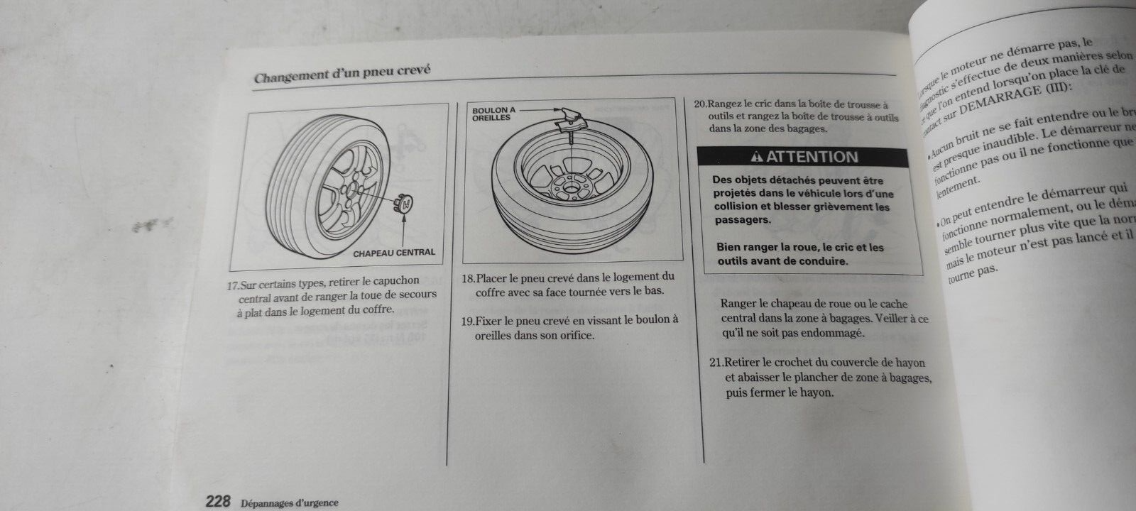 Honda Civic Aerodeck 1998 User Service Manual Book FRANCE