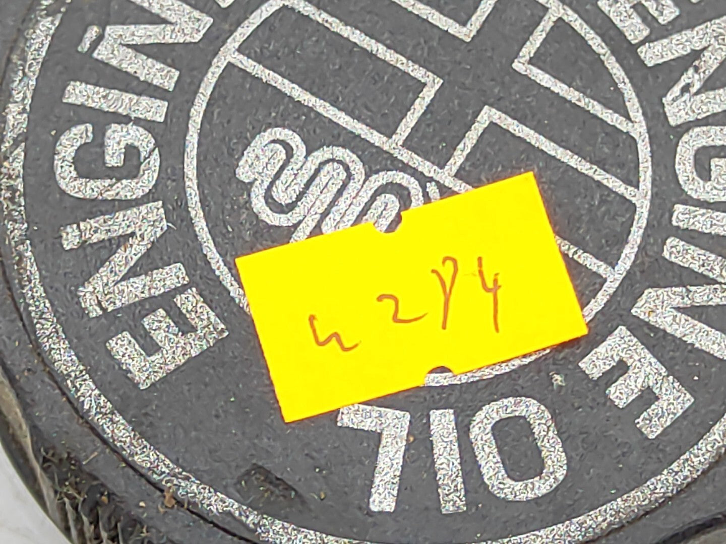 Alfa Romeo 166 2.4JTD 100kW 2000 Black Cylinder Head Oil Filler Cap Cover