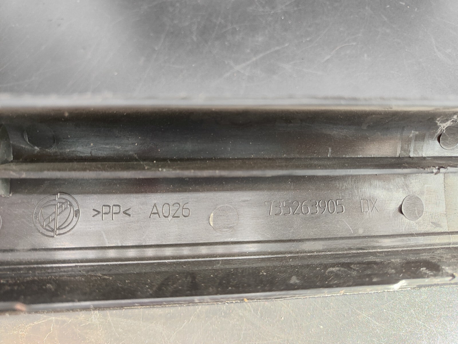 Alfa Romeo 147 1.9JTD 2004 Front Right Door Step Still Trim CHROME 735263905