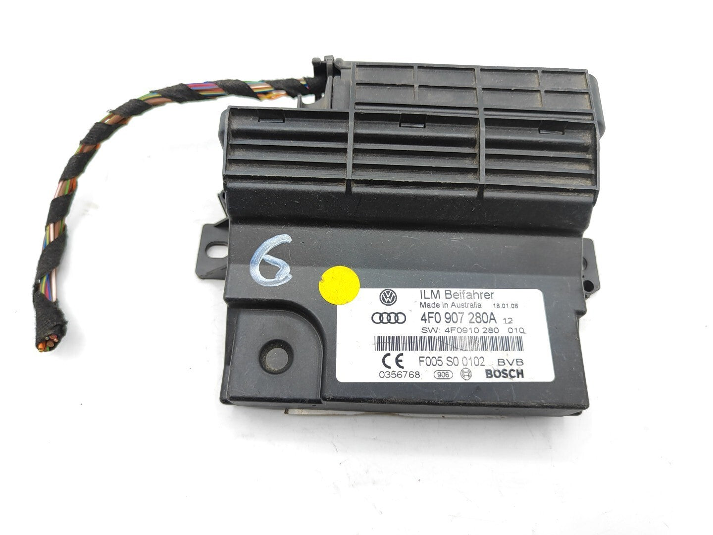 Audi A6 C6 2006 Power Control Module ECU 4F0907280A