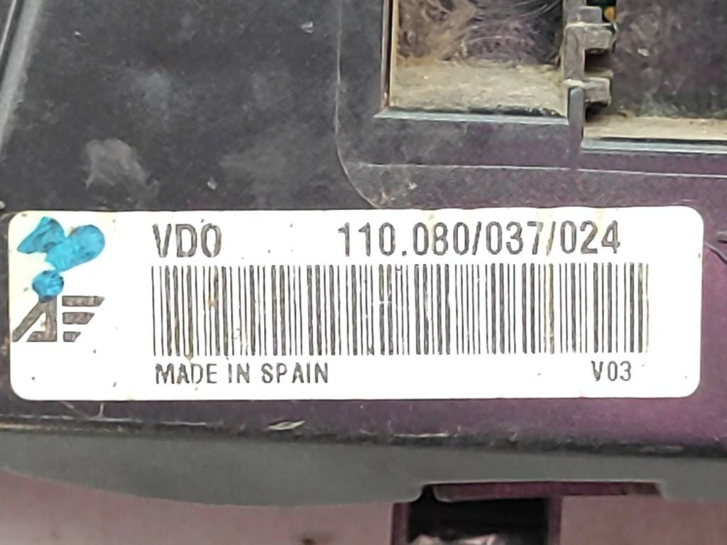 110080037 Ford Galaxy 1.9TDI 2004 Diesel speedometer instrument cluster 