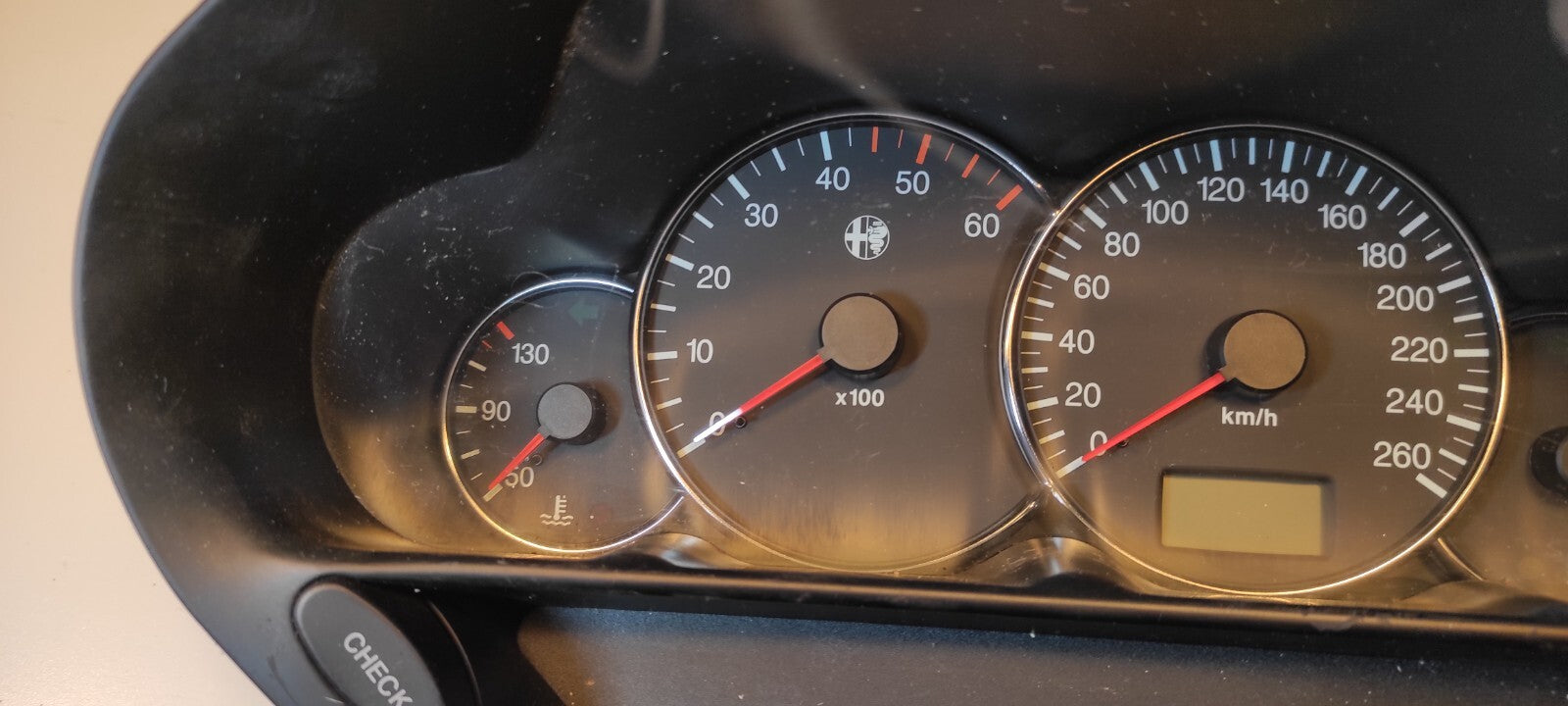 Alfa Romeo 166 2.4JTD 2002 LHD Diesel Speedometer 156022603