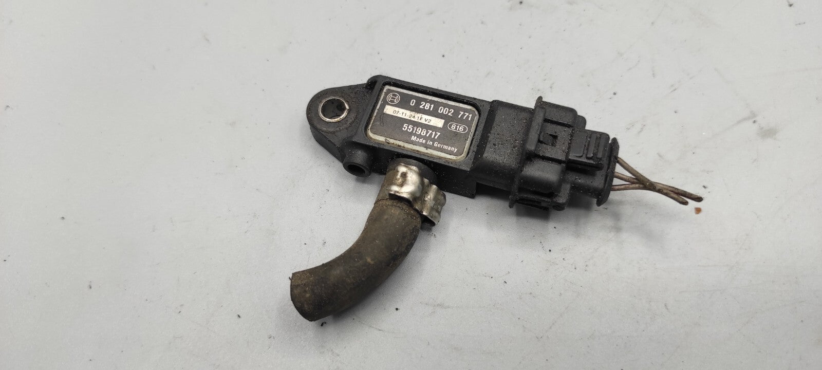 Alfa Romeo 159 1.9JTDm 110kW 2007 Exhaust Pressure Sensor 0281002771 55198717