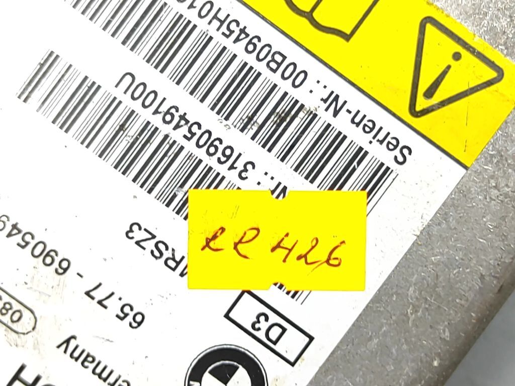 BMW 3 E46 2003 Safety Control unit module ECU 0285001368 