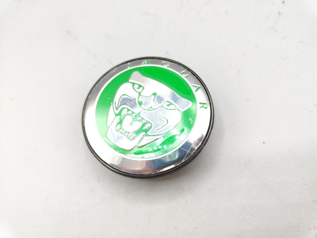 1x Jaguar 59mm Green Alloy Wheel Centre Cap Hub Cover XK XJ F TYPE XKR XF