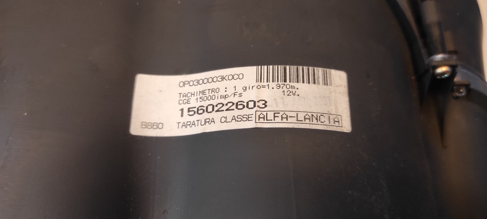 Alfa Romeo 166 2.4JTD 2002 LHD Diesel Speedometer 156022603