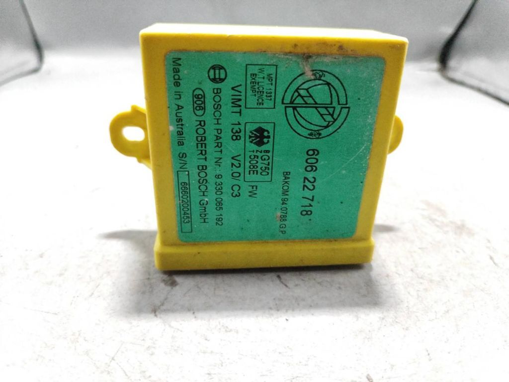 Alfa Romeo 155 1.8i 103kW 1994 Immobilizer control unit module 60622718 