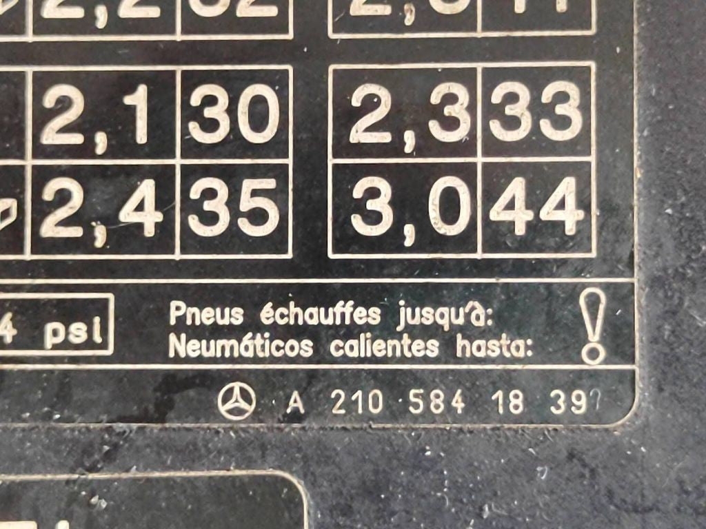 Mercedes-Benz E W210 1998 Fuel tank cap A2105841839  