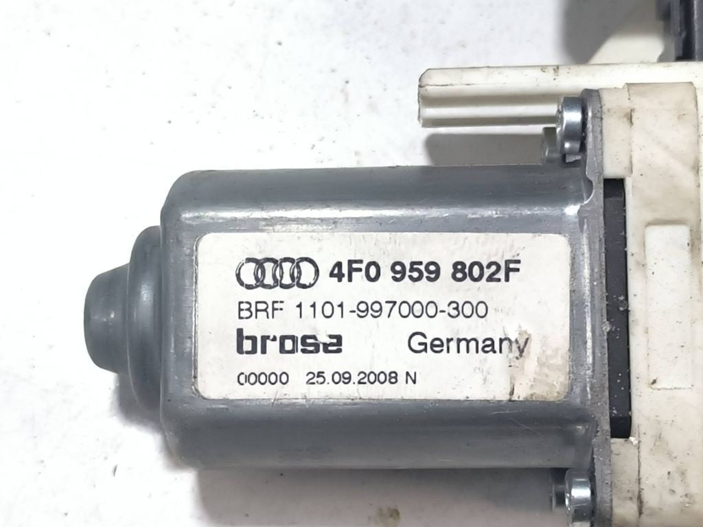 Audi A6 S6 C6 4F 2008 rear right window regulator motor 4F0959802F 