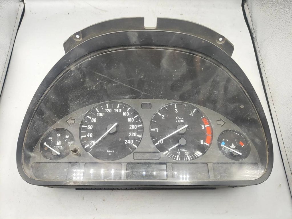 BMW 5 E39 2003 LHD Diesel speedometer instrument cluster 62118381198 