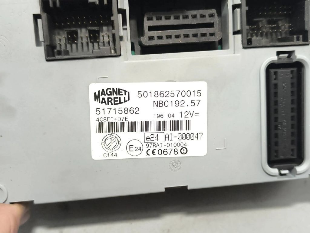 Fiat Stilo 1.9JTD 2004 Diesel BSM Control unit 51715862 