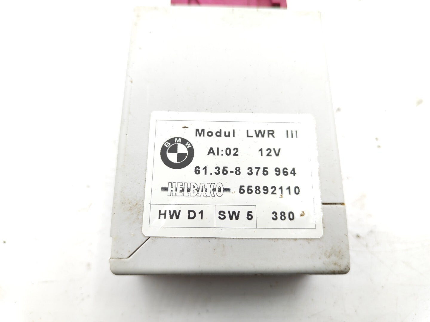 BMW 5 SERIES E39 530D Diesel 2001 Headlight Control Module 8375964 61358375964