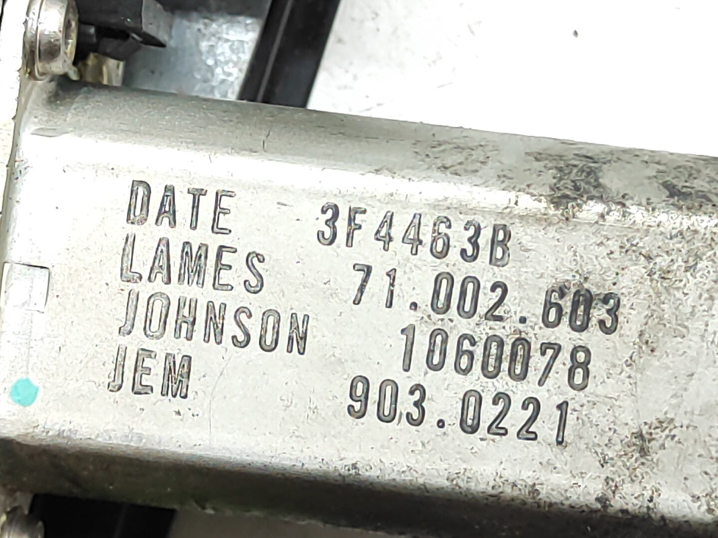 BMW E90 E91 330D 170kW 2006 Diesel Rear Left Window Regulator 1060078