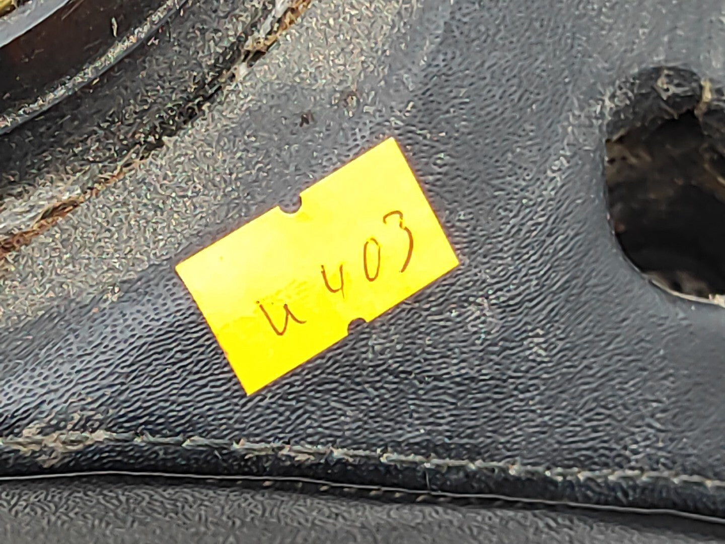 Alfa Romeo 155 TwinSpark Petrol 1994 Interior Leather Steering Wheel BLACK COLOR