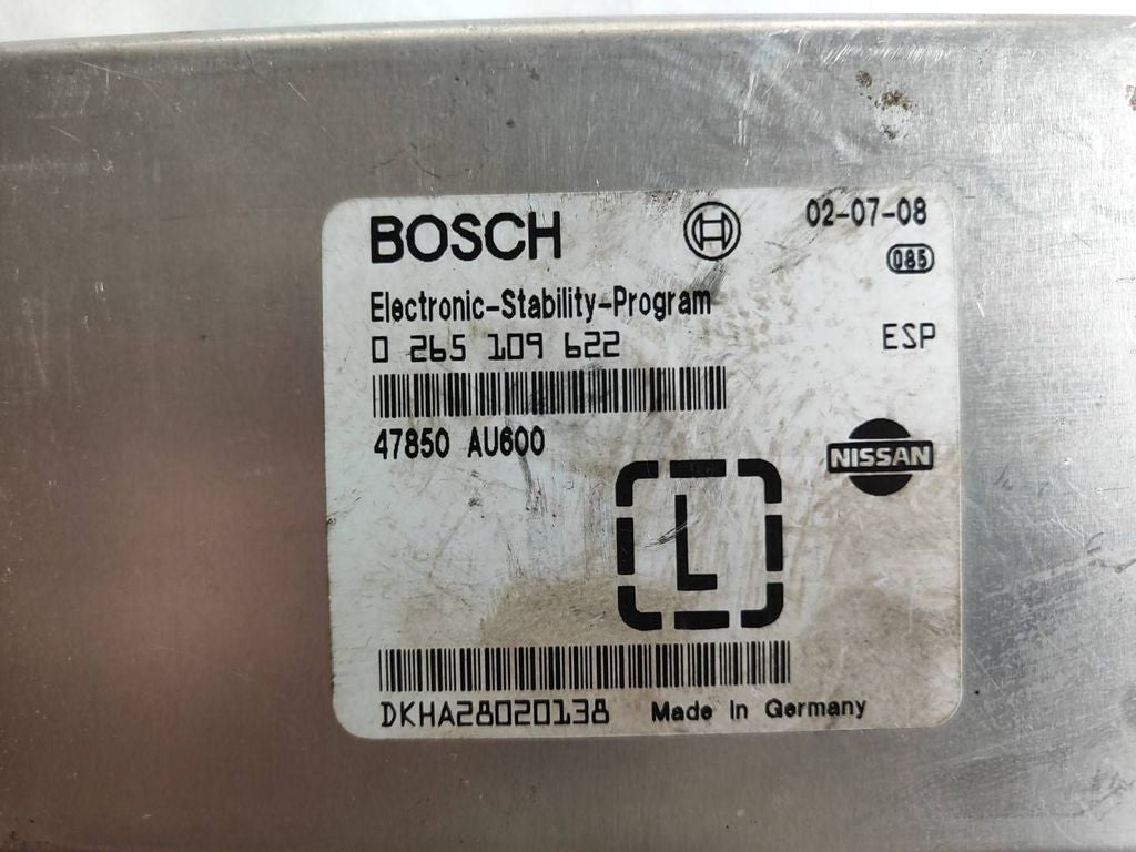 Nissan Primera P12 2003 ESP control module 0265109622 