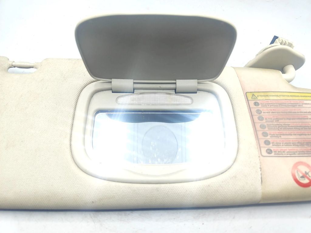 Alfa Romeo 159 2.4JTDm 147kW Saloon 2006 LHD Front Right sun visor cover