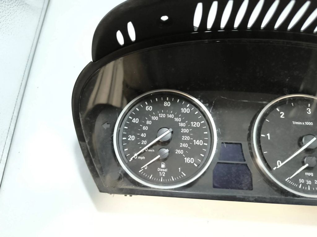 BMW 5 E60 E61 2007 RHD Diesel speedometer instrument cluster 62119177262