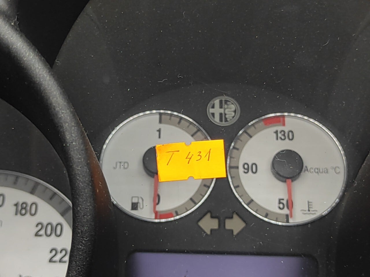 Alfa Romeo GT 1.9JTD 2005 LHD Dash Cluster Speedometer 156050197