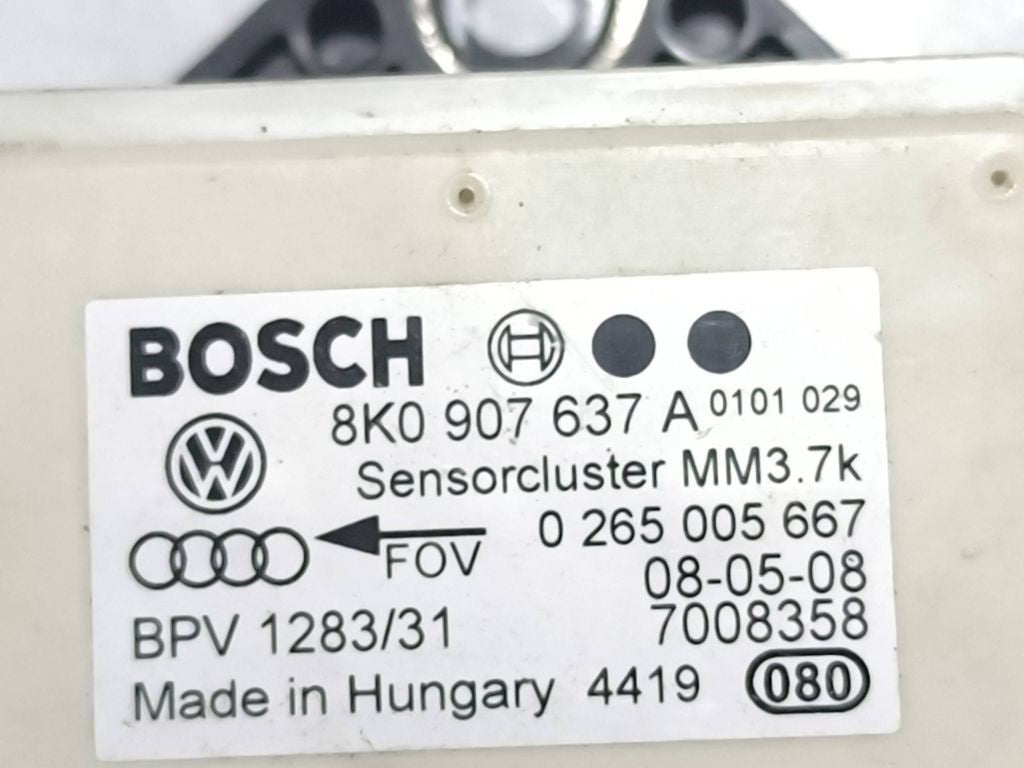 Audi A4 S4 B8 8K 2014 ESP acceleration yaw rate sensor 8K0907637A 