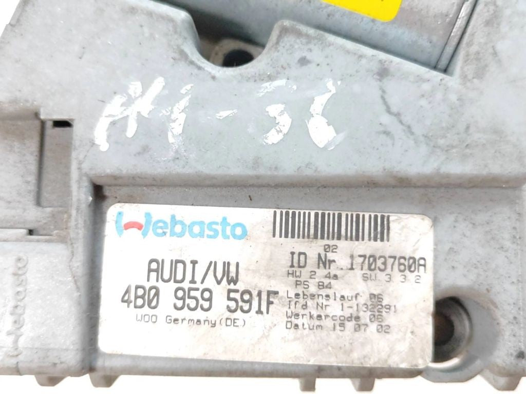 Audi A6 S6 C5 4B 2001 Sunroof electric motor actuator 4B0959591F 