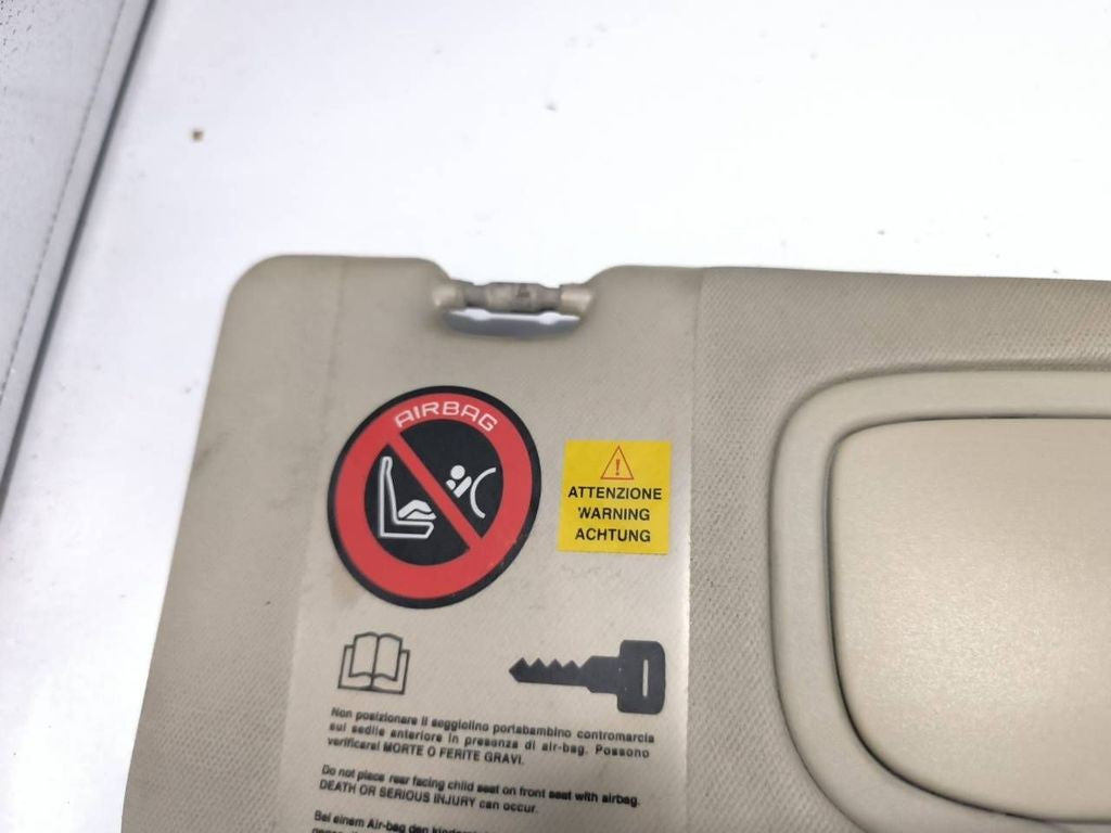 Fiat Croma 2007 LHD Right Side sun visor cover