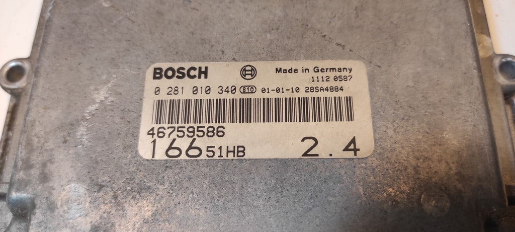 Alfa Romeo 166 2.4JTD 2002 Engine Control Unit Module ECU 46759586