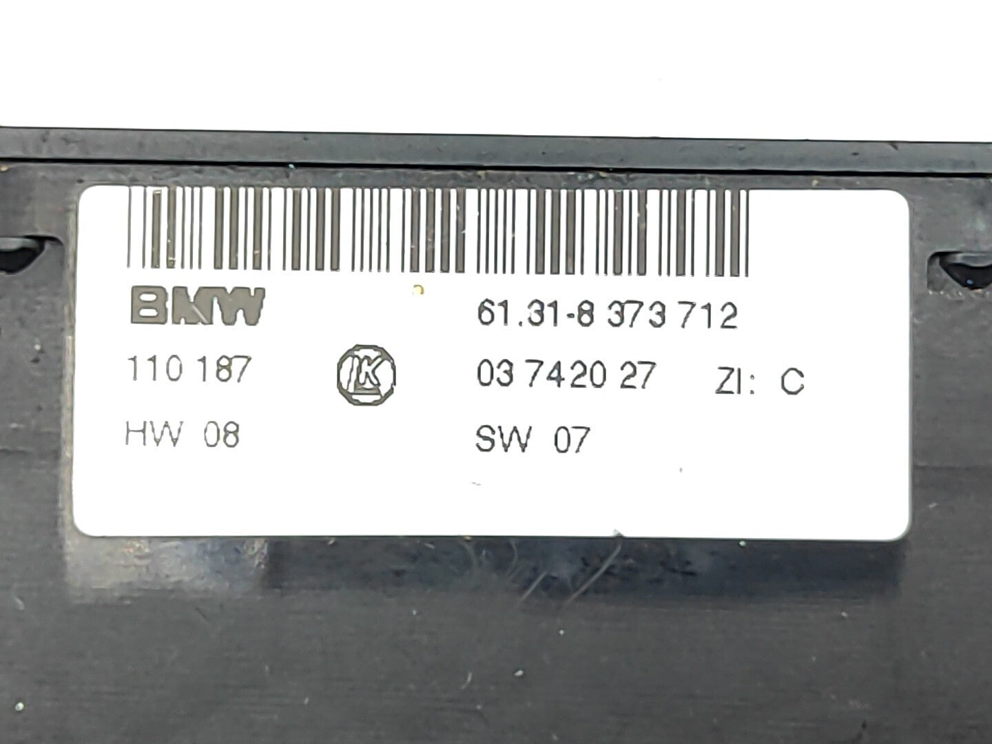 BMW 5 SERIES E39 2001 Front Heated Seats Switch Buttons 8373712 61318373712