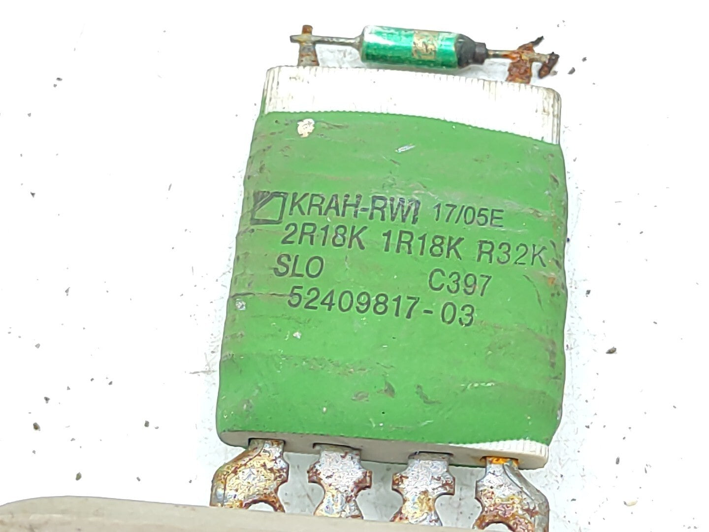 Alfa Romeo 159 1.9JTDm 2009 Heater Blower Fan Resistor Relay 52409817 5240981703