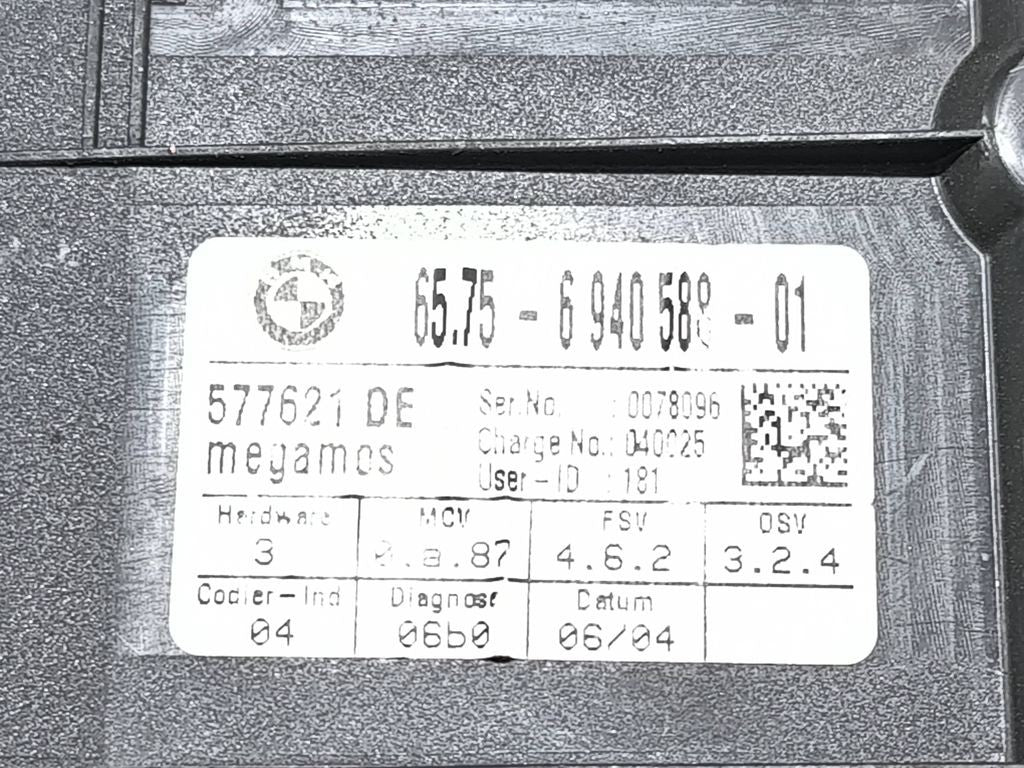 BMW 5 E60 E61 2009 Alarm control unit module 6940588 
