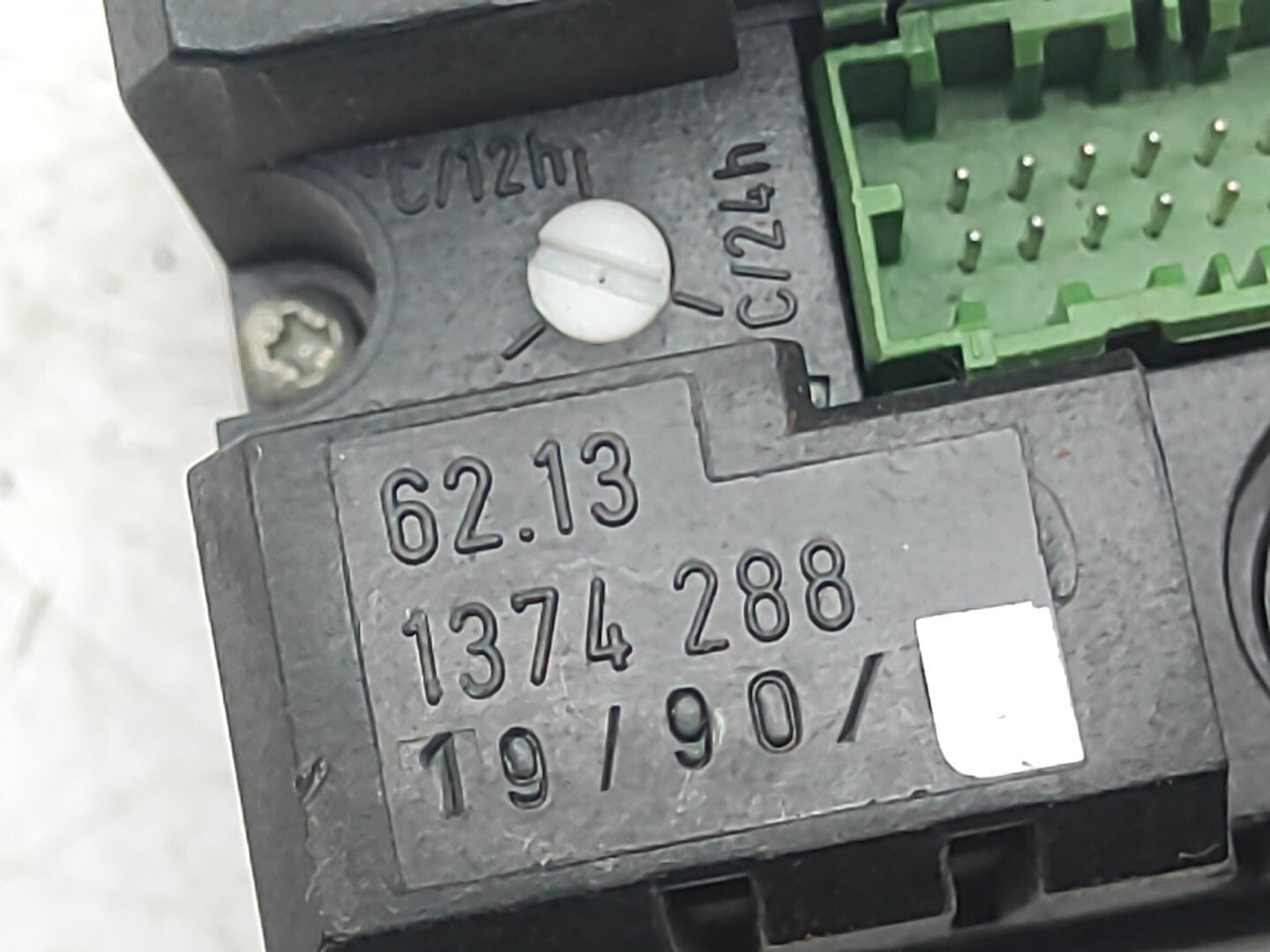 BMW 525i E34 1991 Front Panel Dashboard Clock Screen Display 1374288 62131374288